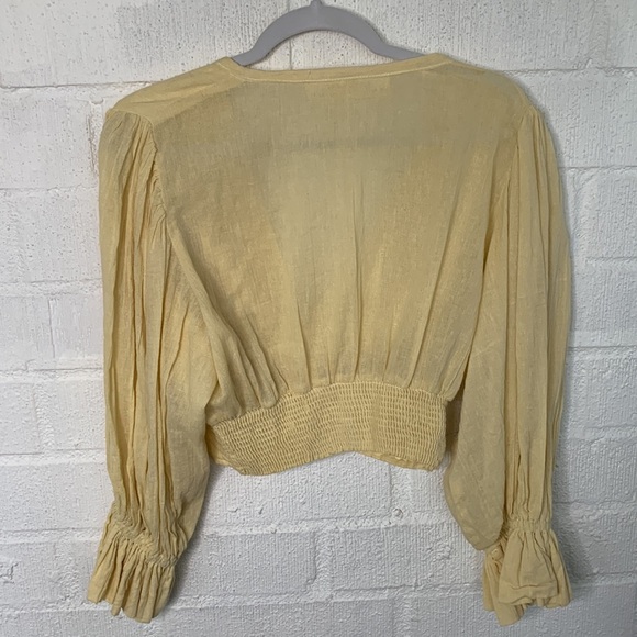 Jen's Pirate Booty Cotton Long Sleeve Bell Wooden Button Top size Large - Picture 8 of 8